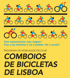 Comboio de bicicletas chega à Escola do Lumiar!