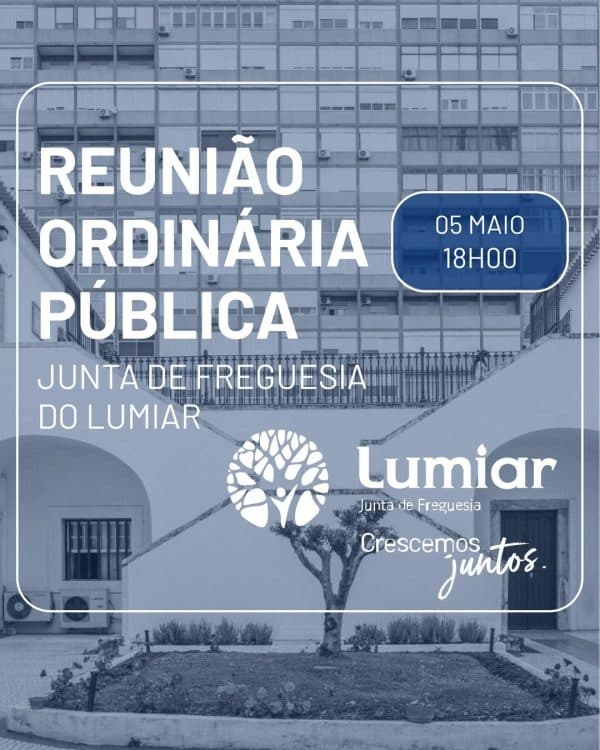 Reunião Ordinária Pública da Junta de Freguesia do Lumiar – 5 de maio