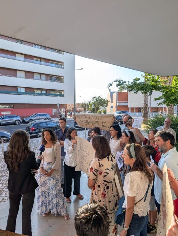 Reportagem sobre manifestação