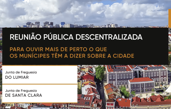 Reunião descentralizada da Camara Municipal de Lisboa