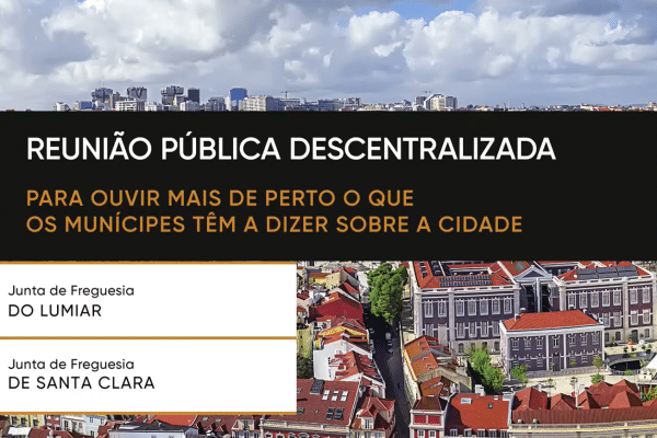 Reunião descentralizada da Camara Municipal de Lisboa